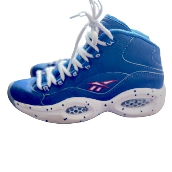 Reebok Question Mid Royal Blue/White/Red AI Allen Iverson - Picture 5 of 8